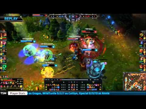 TSM vs CST - Dyrus towerdive commentary