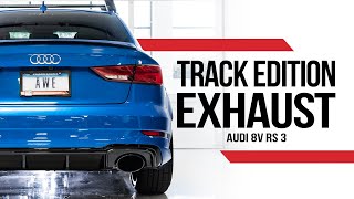 AWE Track Edition Exhaust and Performance Mid Pipes for Audi 8V RS 3