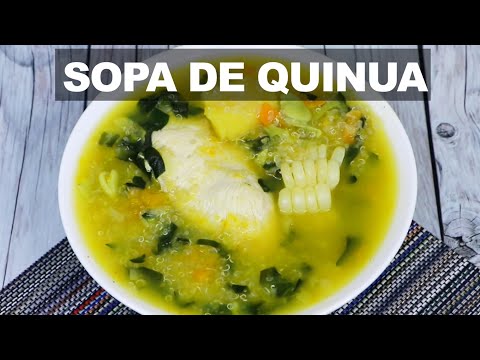 Sopa De Quinua Con Espinaca | Comida Saludable | Sabroso