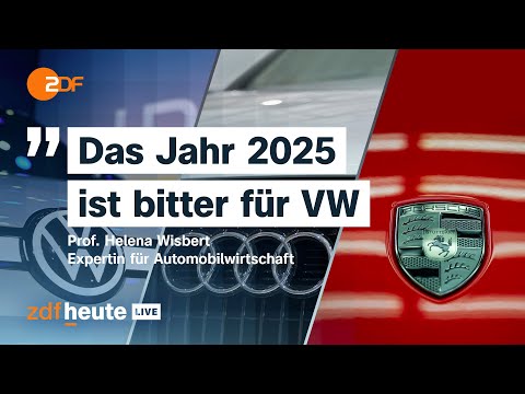 Challenges at the VW Group. Automotive industry expert explains | ZDFheute live