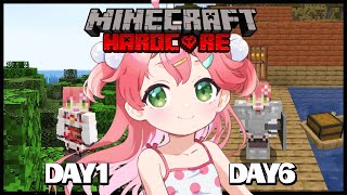 #2【 Minecraft Hardcore 】ハードコア100DAYS🌻みこのなつやすみ～おわらない全ロスとの戦い～【ホロライブ/さくらみこ】