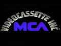 1980 Disney Blue FBI Warning Screens And MCA Videocassette Inc Logo