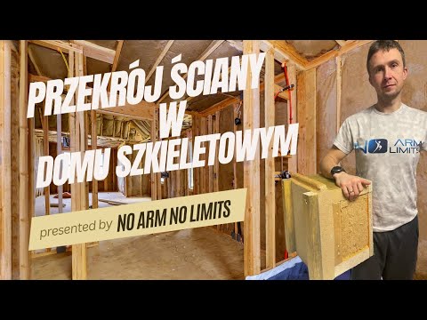 Dom Szkieletowy- Przekrój ścian    #domszkieletowy #diy #budowadomu