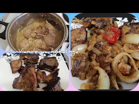 Recette ya viande yako kalinga/ fried meat