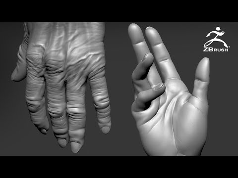 Sculpting Hands in Zbrush