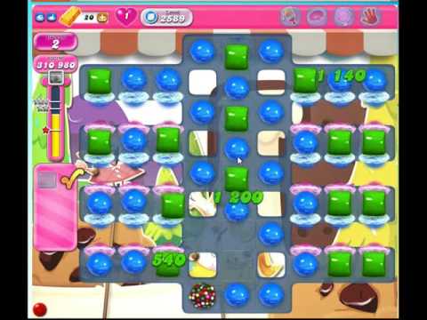Candy Crush Saga Level 2589 no boosters