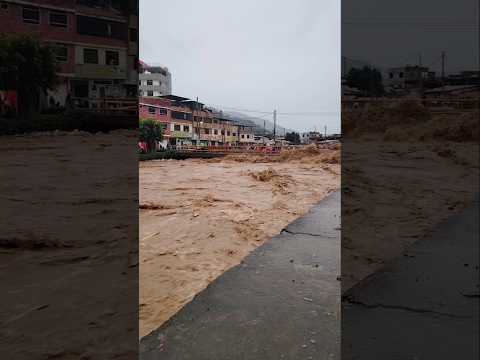 Asi esta el Río Huallaga en Ambo