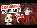 CRITIQUING MY VIEWERS ART 🫢