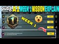 c4s12 A1 week 1 Missions explained | A1 Royal Pass week 1 mission explane |PUBGM