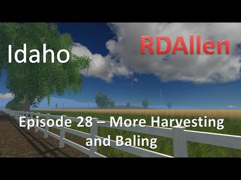 Farming Simulator 15 Idaho E28 - More Harvesting and Some Baling