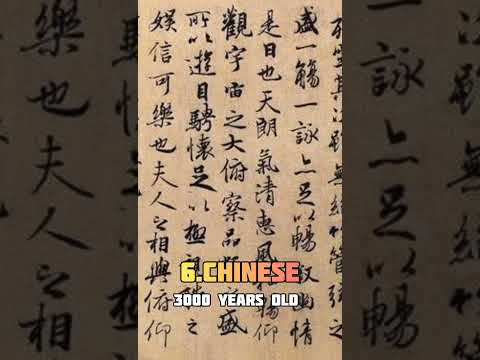 Top 10 Oldest language in the world 🌍#earth #world #shorts