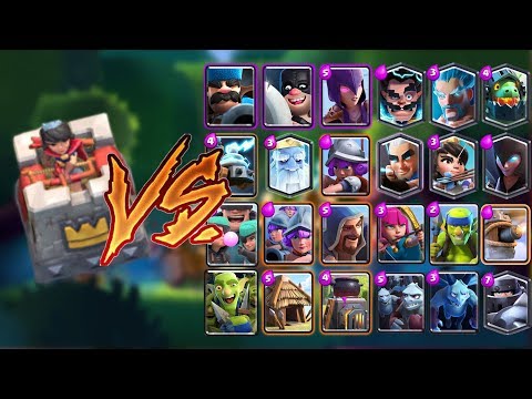 ARENA TOWER VS ALL CARDS IN CLASH ROYALE