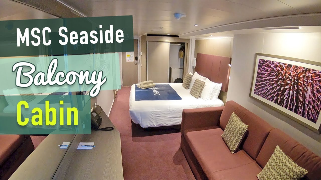 MSC Seaside Balcony Cabin Tour
