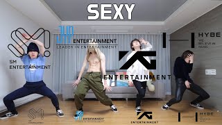 SM vs JYP vs YG vs HYBE by their concept (boy group ver)