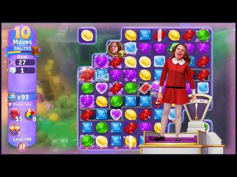 Wonka's World of Candy Level 489 - NO BOOSTERS + FULL STORY 🍫 | SKILLGAMING ✔️