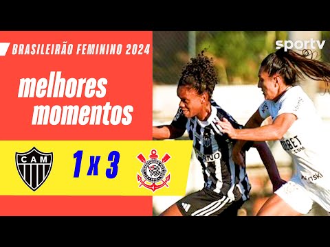 Gols e lances de Atlético Mineiro x Corinthians