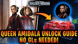 QUEEN AMIDALA UNLOCK GUIDE! How to Unlock for FREE Without Galactic Legends!