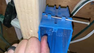 How to Install "New Work" Receptacle Boxes for Rough-In Wiring