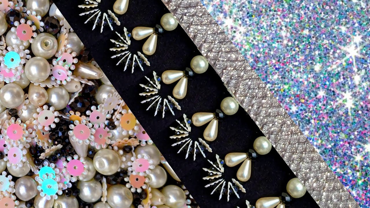 A beautiful new design of tassel embroidery#DIY❤️💥❤️.