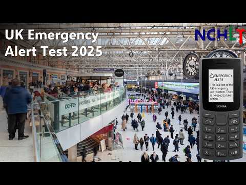 UK Emergency Alert Test 2025 (Does the Nokia 105 receive the alert?)