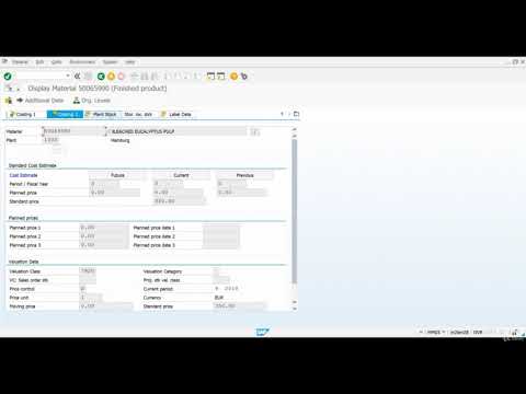 Product Cost Controlling in SAP -  Bill of Materials