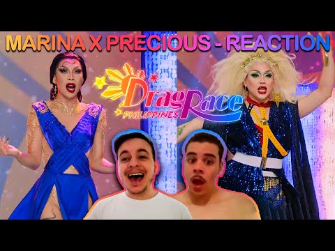 "Sirena" (Marina Summers vs. Precious Paula Nicole) - BRAZIL REACTION - Drag Race Philippines