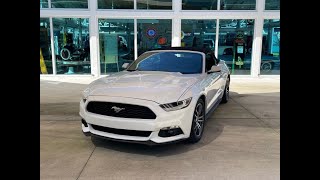 Video Thumbnail for 2017 Ford Mustang Convertible