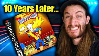 BEST Wrestling Game Ever??? The Simpson's Wrestling PS1