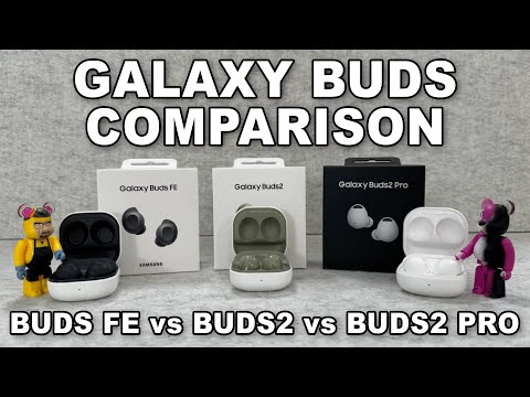 Samsung Galaxy Buds FE vs Galaxy Buds2 vs Galaxy Buds2 Pro Comparison plus iPhone Compatibility Info