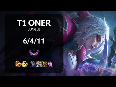 T1 Oner Diana vs Shyvana JUNGLE - KR  Patch 13.14