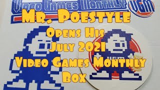 Mr. Poestyle Opens His July 2021 Video Games Monthly Box