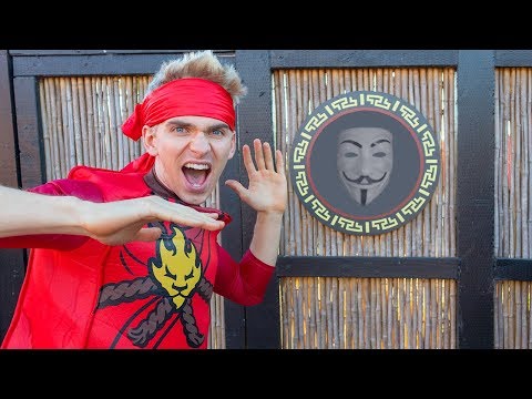 GAME MASTER NINJA TRAINING CHALLENGE at TOP SECRET LEGO NINJAGO LOCATION!! (Mystery Clues Found)