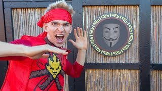 GAME MASTER NINJA TRAINING CHALLENGE at TOP SECRET LEGO NINJAGO LOCATION!! (Mystery Clues Found)