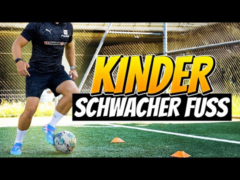 Schwachen Fuss trainieren: Spass für Kinder und Eltern!