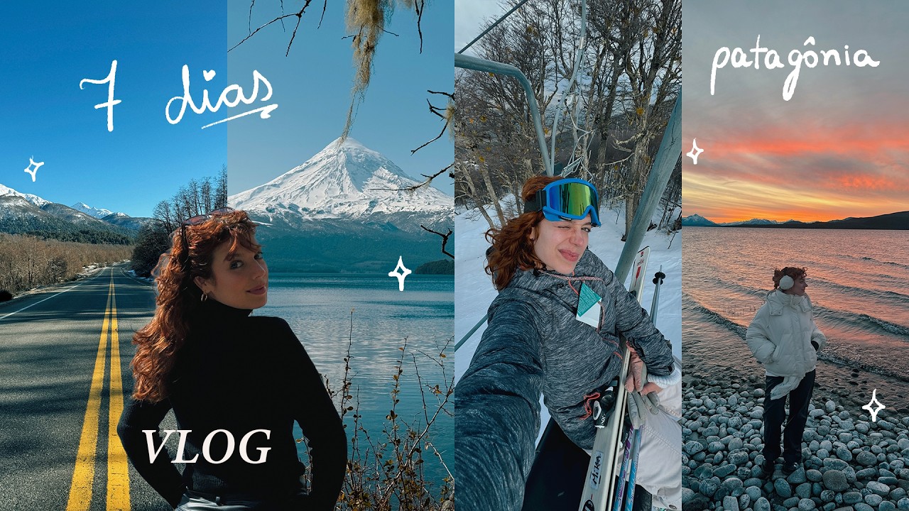 UMA SEMANA NA PATAGÔNIA COMIGO! 🇦🇷 muita neve, esquiando pela primeira vez & Ruta 40