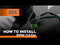 Motorcycle RPM Dash rev counter with Launch Control and Shift Light - video