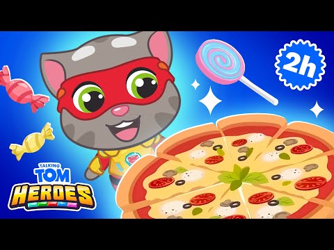 Hungry Hungry Heroes 😋 Talking Tom Heroes Compilation