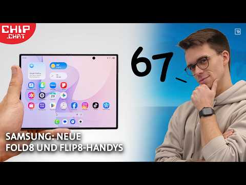 Video Thumbnail: Ist das Samsung Galaxy Z Fold 8 gut genug? | CHIP.Chat #40