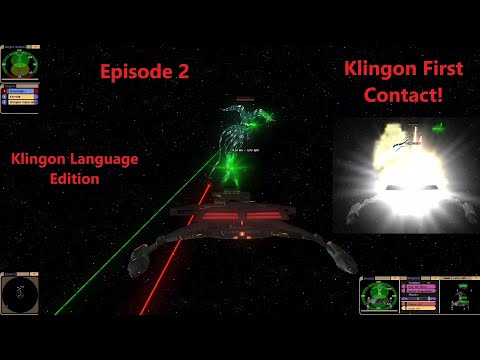 Episode 2 | First Contact With Aliens | Drunk Klingon Edition | Star Trek Bridge Commander