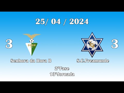 (2023/2024) Sub8 - Fase 2 , 13ªJornada-Senhora da Hora 3 - S.C.Freamunde 3