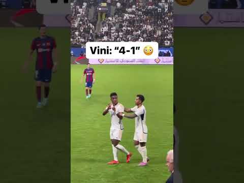 VINICIUS no se aguantó, le dijo al banquillo del Barcelona lo del 4-1 😮 (vía: iiABTA/X) (via ESPNFC)
