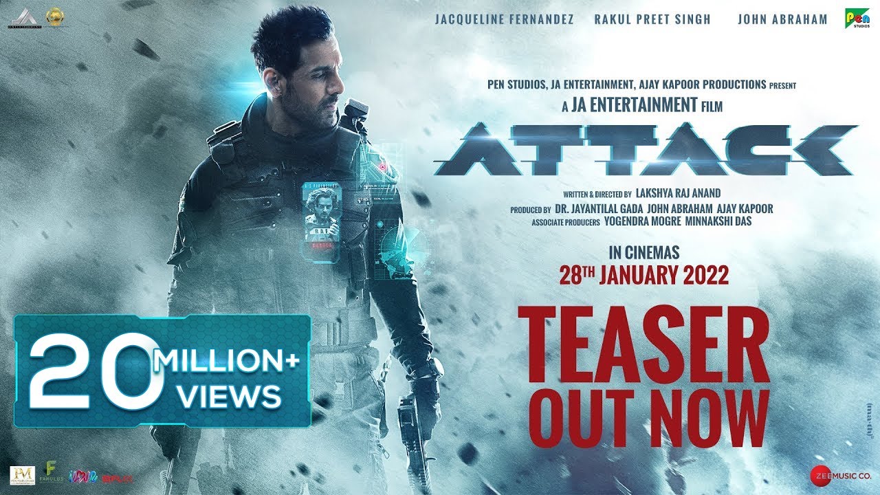 Attack | Official Teaser | John A, Jacqueline F, Rakul Preet S | Lakshya Raj Anand | Jan 28th