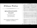 *EPIC* William Walton - Belshazzar's FEAST (full score + audio)