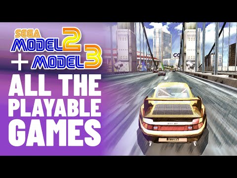 Supermodel 2 & 3 all playable games showcased on Windows pc | Sega arcade emulators
