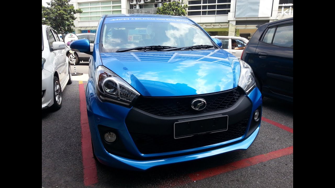 The New 2015 Perodua Myvi 1.5 SE Facelift Launched Malaysia Walk Around Interior Exterior