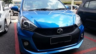 The New 2015 Perodua Myvi 1.5 SE Facelift Launched Malaysia Walk Around Interior Exterior