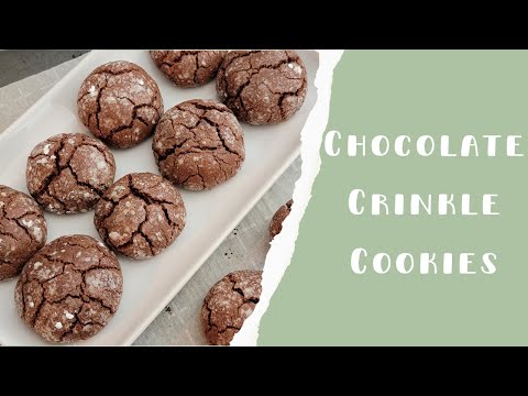Chocolate Crinkle Cookies