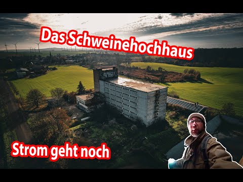 Das Schweinehochhaus Strom geht noch