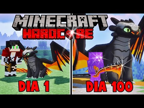 SOBREVIVI 100 Dias em um MUNDO DE DRAGÕES no Minecraft Hardcore   O FILME #7
