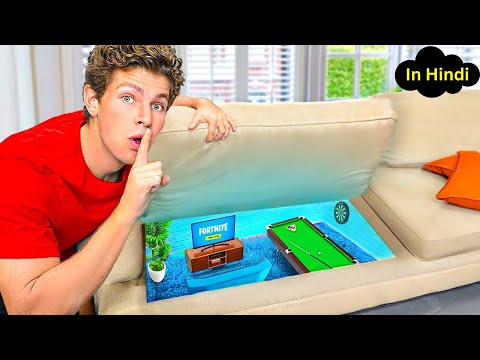 I built a secret room in my couch! Ben Azelart